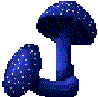 Blue Mushroom